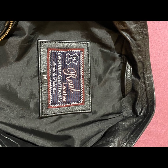 Leather biker jacket - Picture 4 of 6